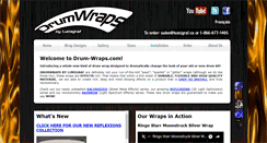 Desktop Screenshot of drum-wraps.com
